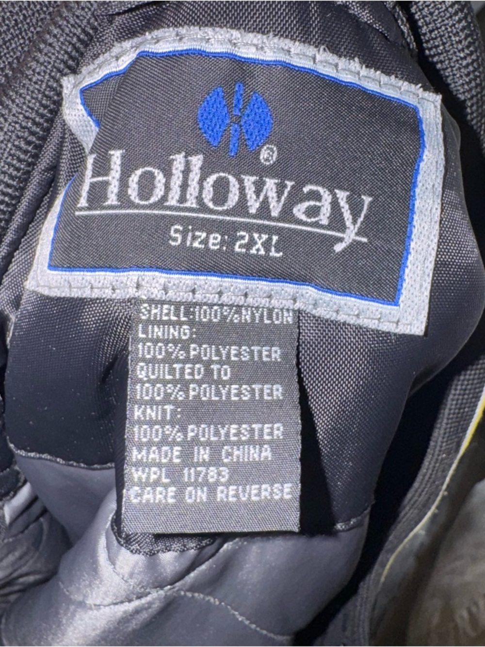 Holloway Black Jacket with Yellow Accent - Picture 4 of 4